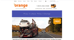 Desktop Screenshot of orangeautotransport.com